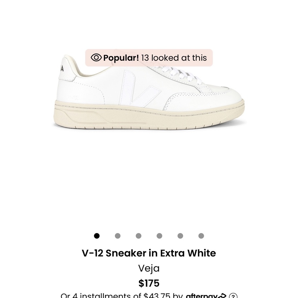 Veja V-12 Sneaker in White